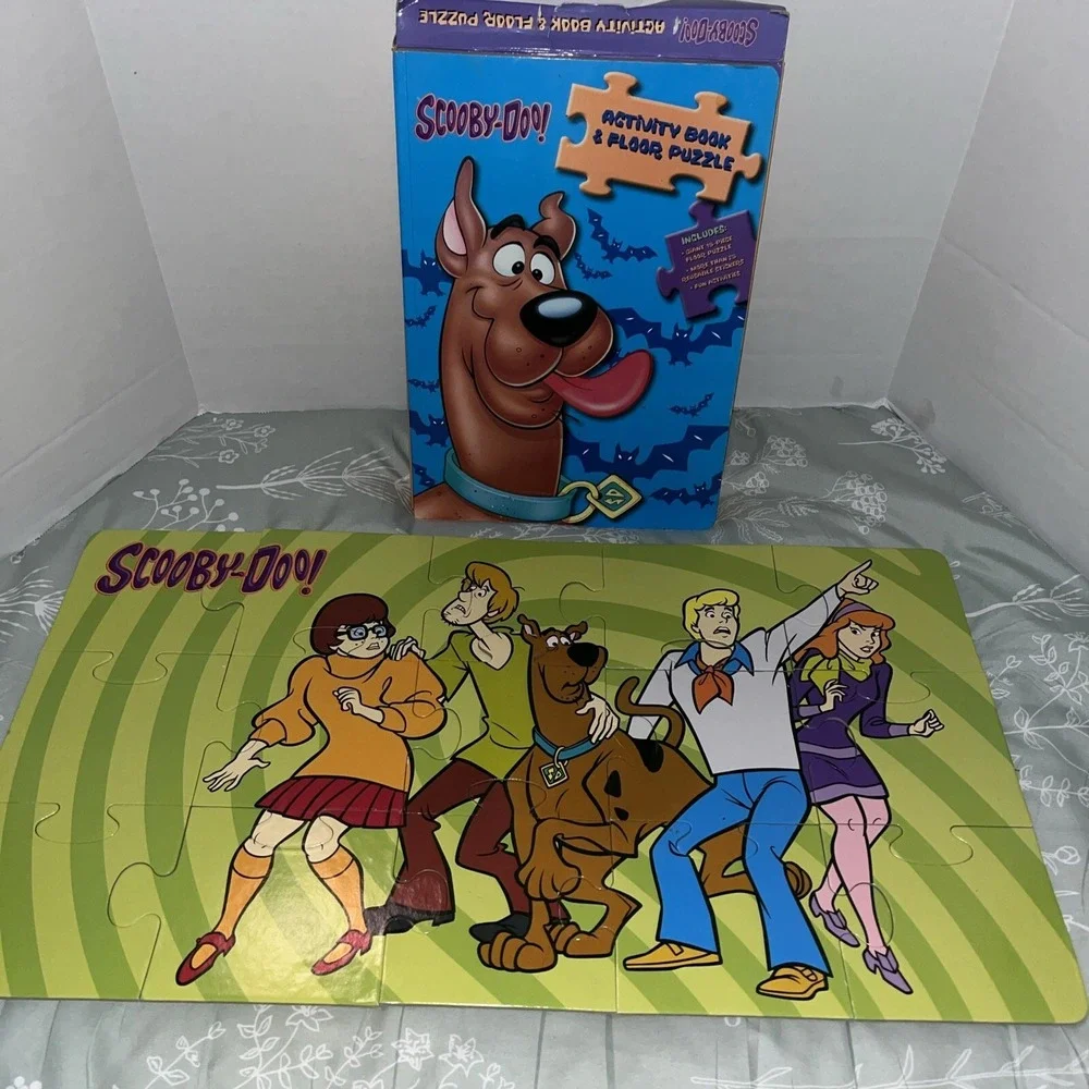 Scooby Doo Activity Book And Floor Puzzle . Board Book ,2006 , Warner Brothers‎